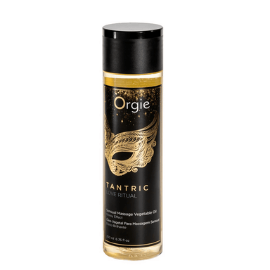 Orgie Shining Effect massageolie 200 ml – fles, subtiele shine en lange glide voor sensuele/tantrische massage