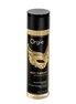 Orgie Sexy Therapy massage-olie 200 ml, zwarte fles met goud etiket op witte achtergrond