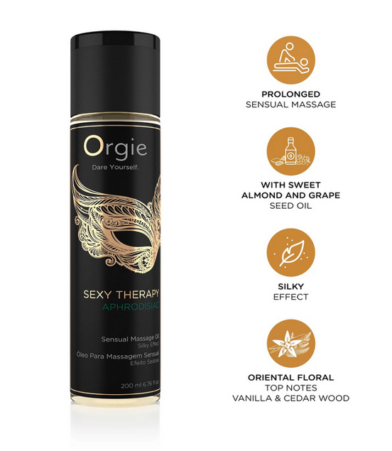 Orgie Sexy Therapy Massageöl 200 ml seidig sinnliches Erlebnis