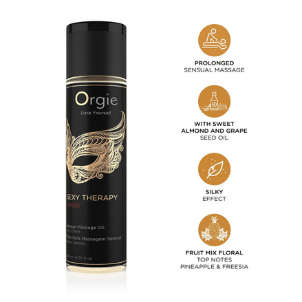 Orgie Sexy Therapy Amor Massageöl 200 ml für sinnliche Entspannung