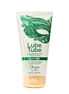 Orgie Lube Tube Nature waterbasis glijmiddel 150 ml, productfoto van groene witte tube op witte achtergrond
