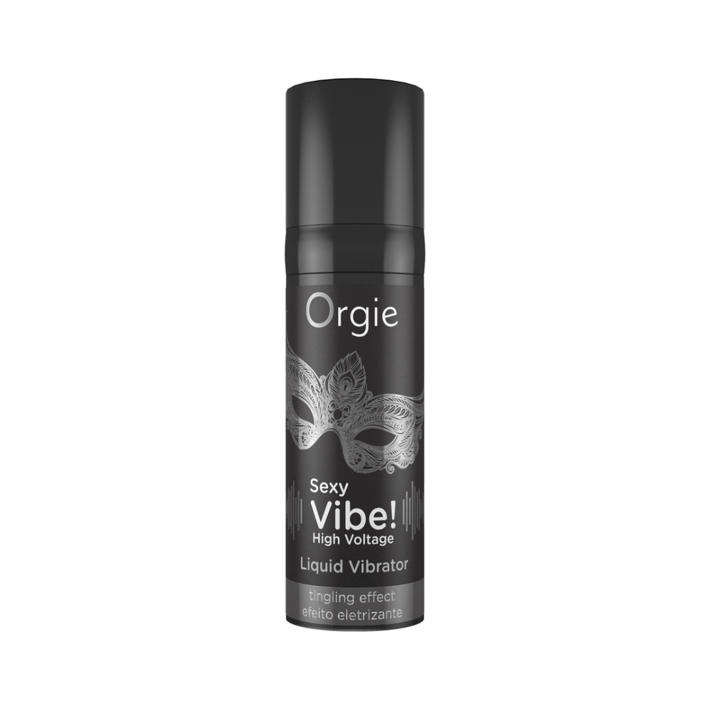 Orgie High Voltage liquid vibrator gel 15 ml flesje voor tintelende stimulatie geschikt voor clitoris en schaamlippen