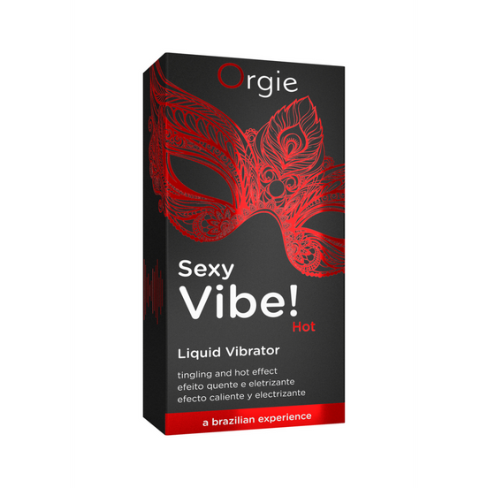 Orgie Sexy Vibe Hot | Liquid Vibrator Gel met Aardbei Aroma