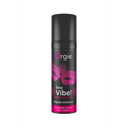 Orgie Sexy Vibe Gel flesje vloeibare vibrator voor intense sensaties roze zwart etiket
