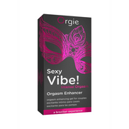 Orgie Sexy Vibe Gel productdoos met tube vloeibare vibrator met tintelend gevoel discreet geleverd