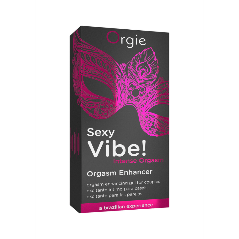 Orgie Sexy Vibe Gel productdoos met tube vloeibare vibrator met tintelend gevoel discreet geleverd