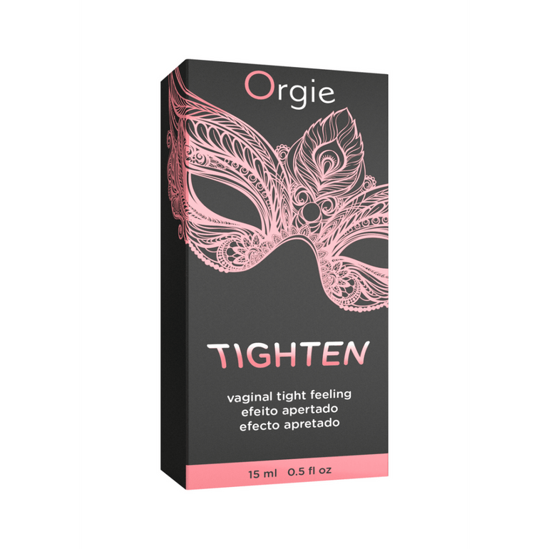 Orgie Tighten Gel verpakking doos met tube intieme verstevigende verzorging in discrete stijl