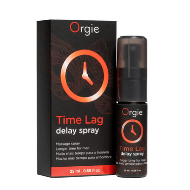 Orgie Time Lag stimulerende gel met hennepzaad 25 ml; warming en tintelend effect, unisex, discrete verpakking.
