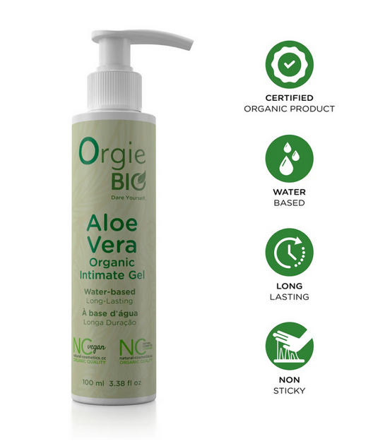 Orgie Bio Aloe Vera Intimate Gel 100 ml | Hydrating &amp; Nourishing