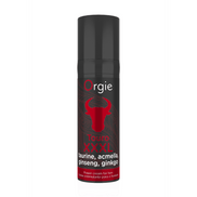 Orgie Touro erectiecrème XXL 15 ml – zwart flesje met rode details, direct harder en intenser