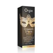 Orgie Orgasm Drops Vibe 15 ml fles, vegan formule, eenvoudig te doseren voor intenser plezier