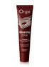 Orgie Electric Oral tintelende lipgloss aardbei 10 ml in bordeauxrode tube op witte achtergrond