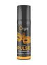Orgie Liquid Pulse intieme gel Ice Caramel, zwarte flacon met oranje maskerdesign op witte achtergrond.