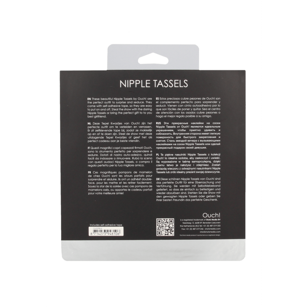 Ouch! Tepelhangers Hartvormig Zwart