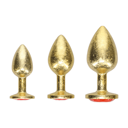 Ouch! Paris Collection Metalen Anale Plug Set | 3-delig Goud