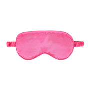 Ouch! by Shots Satin Mask Roze, satijnen blinddoek frontaal op witte achtergrond met zachte glans en ronde oogvorm