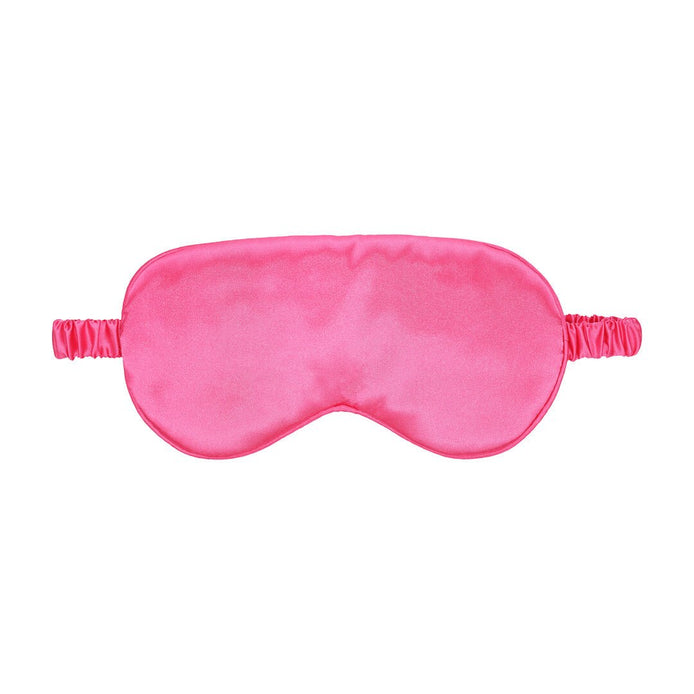 Ouch! by Shots Satin Mask Roze, satijnen blinddoek frontaal op witte achtergrond met zachte glans en ronde oogvorm
