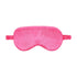 Ouch! by Shots Satin Mask Roze, satijnen blinddoek frontaal op witte achtergrond met zachte glans en ronde oogvorm