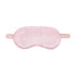 Ouch! by Shots Satin Mask poederroze, frontaal op witte achtergrond met zachte satijnglans en elastische bandjes