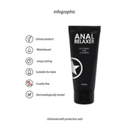 Ouch by Shots anal relaxer gel 100 ml met tube en overzicht van productinformatie