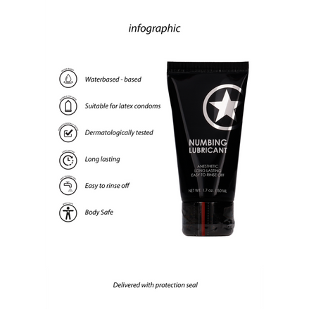 Ouch! by Shots numbing lubricant 50 ml water-based