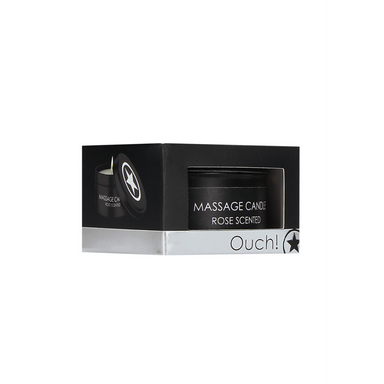 Ouch! Massagekaars Rozengeur 120 g | Sensuele warme lichaamsolie