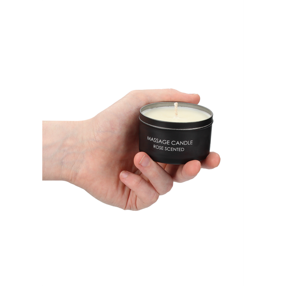 Ouch! Massagekaars Rozengeur 120 g | Sensuele warme lichaamsolie