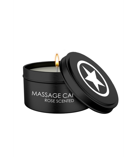 Ouch! Massage candle Rose scent 120 g | Sensual warm body oil