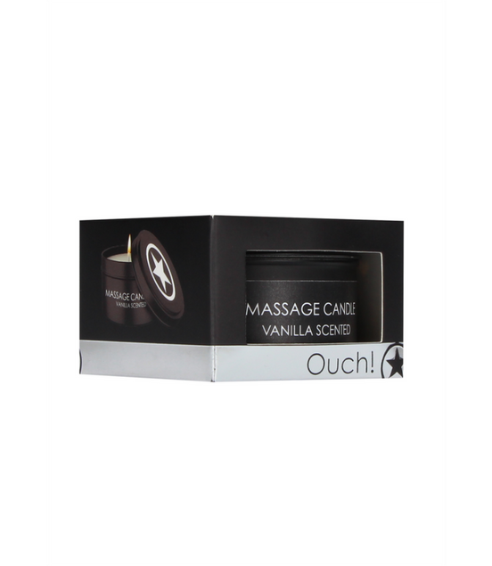 Ouch! by Shots Massage Candle Vanilla | Romantic scent &amp; warm oil