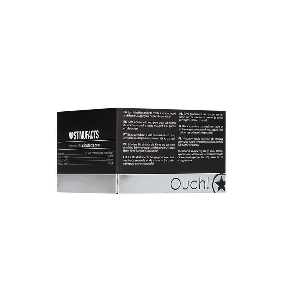 Ouch! by Shots Massagekaars Vanille | Romantische geur & warme olie