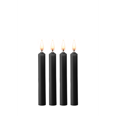 Ouch! by Shots Teasing Wax Candle Set of 4 Black | Sensual BDSM Play