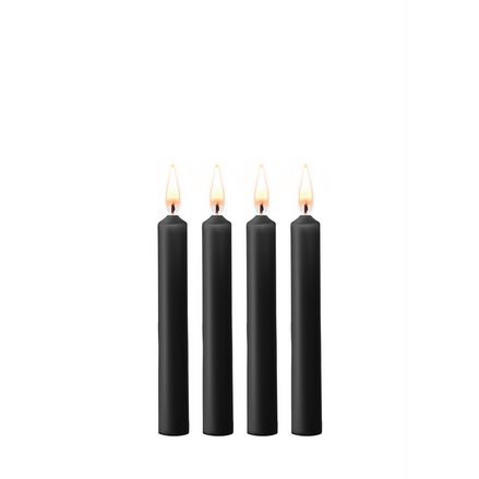 Ouch! by Shots Teasing Wax Candle Set of 4 Black | Sensual BDSM Play