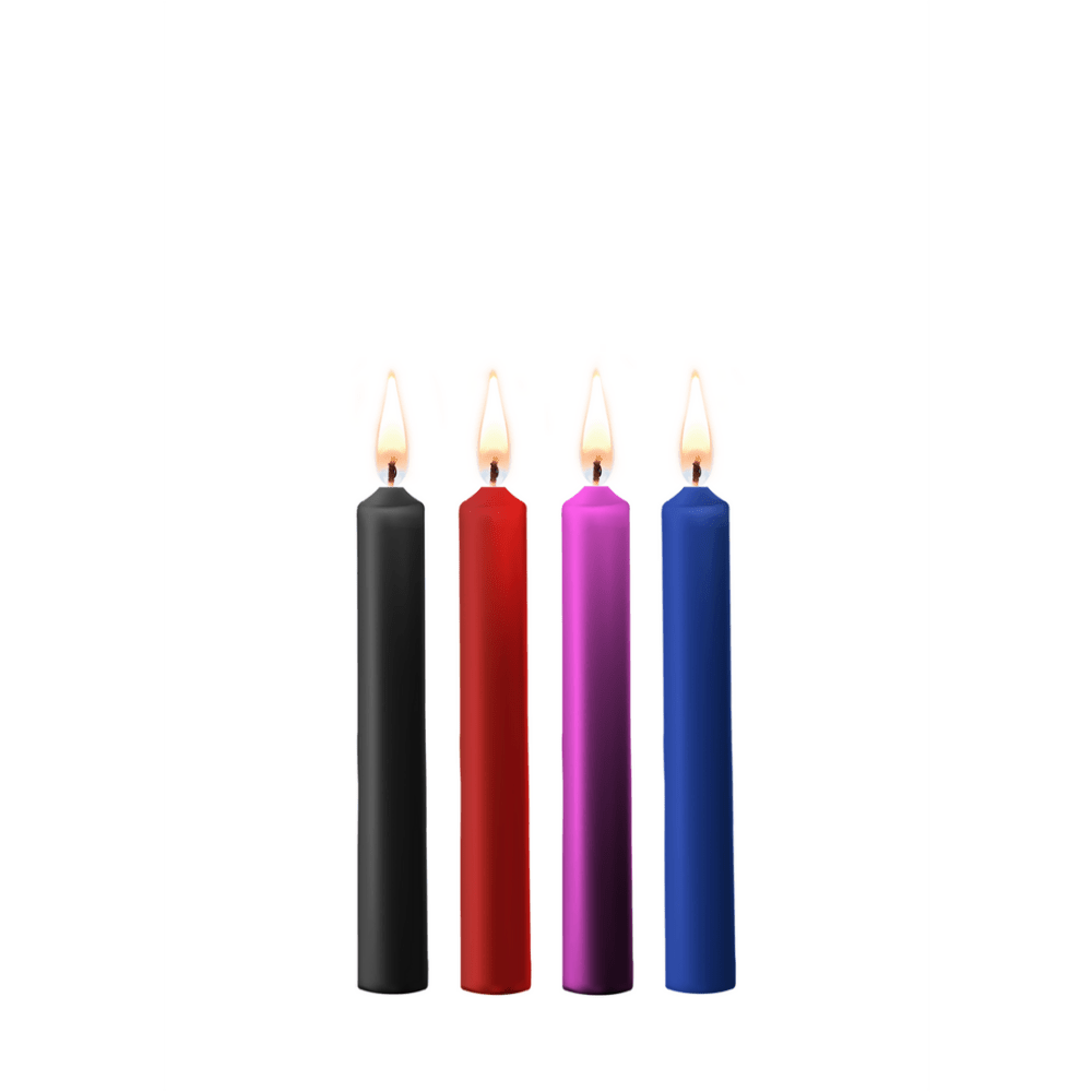 Ouch plagerige wax kaarsen multicolor set voor spannende en sensuele wax play momenten