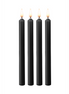 Autsch! Wachskerzen 4er Set, Groß Schwarz | Sinnliches Kerzenspiel