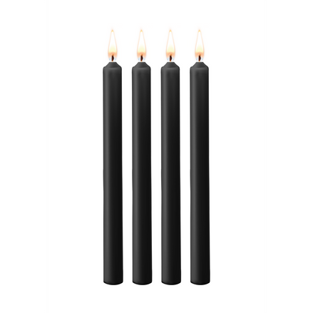 Ouch! Wax Candle Set of 4, Large Black | Sensual Candle Game