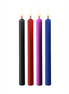Autsch! Teasing Wachskerze 4er Set | Groß mehrfarbig