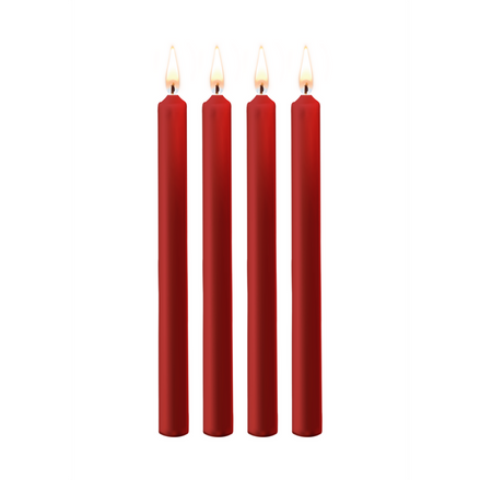 Ouch! by Shots BDSM candles red | 4-piece large wax play set