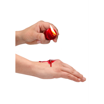 Ouch! by Shots Tease Candles Sinful Red 4-pack | Sensual massage candles