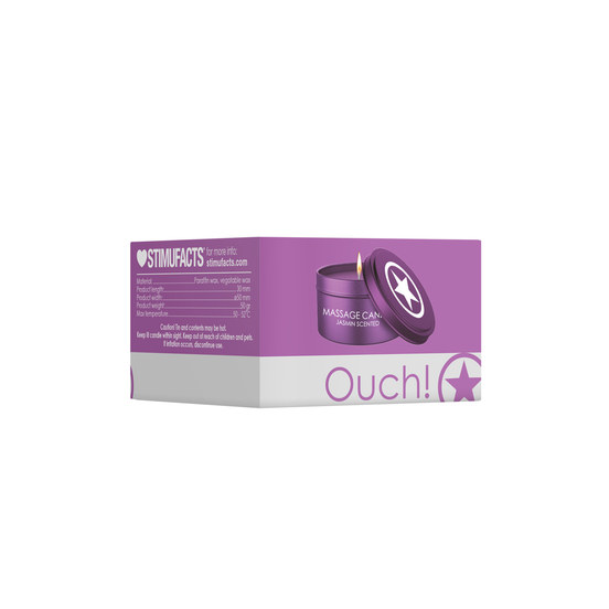 Ouch! Massagekaars Ondeugend Paars | Sensuele warmte en huidverzorging
