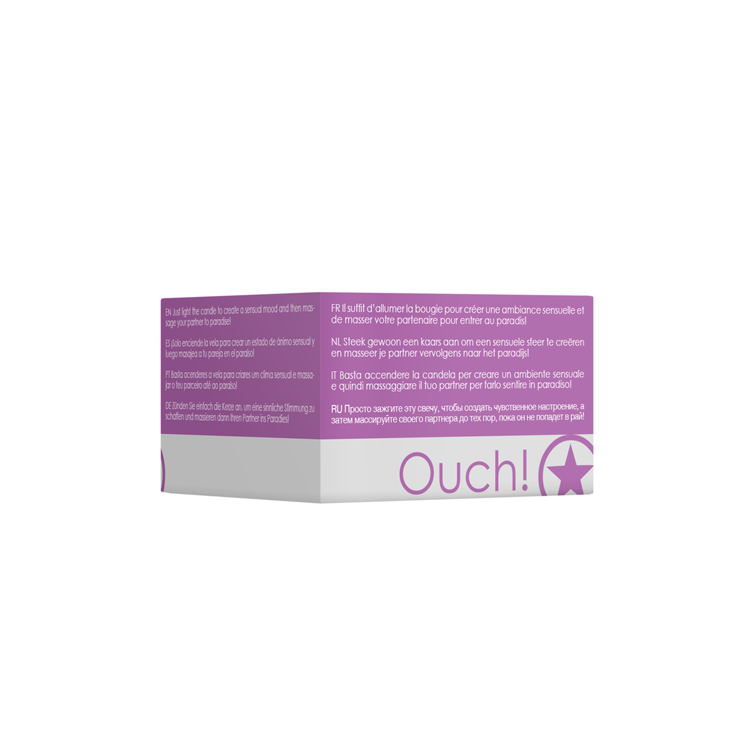 Ouch! Massagekaars Ondeugend Paars | Sensuele warmte en huidverzorging