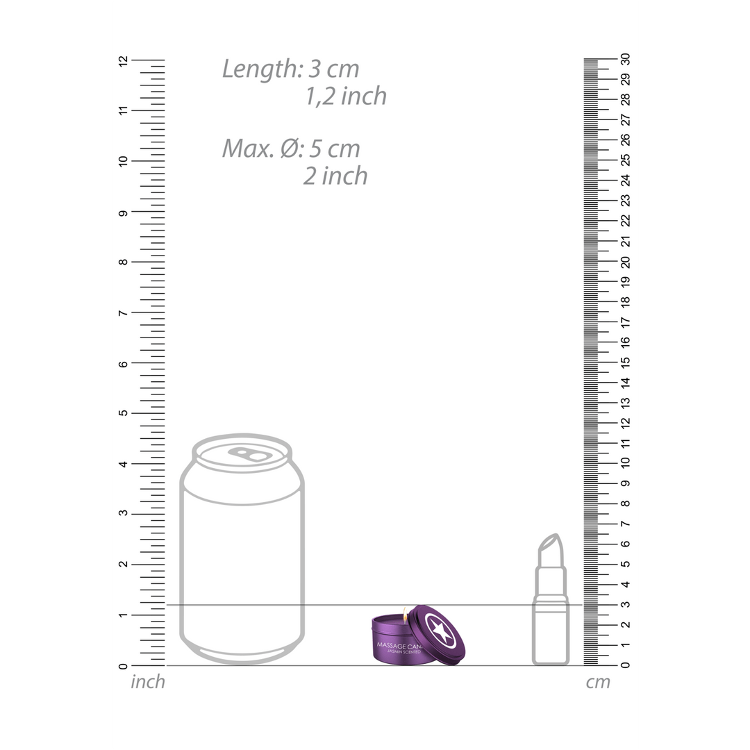 Ouch! Massagekaars Ondeugend Paars | Sensuele warmte en huidverzorging