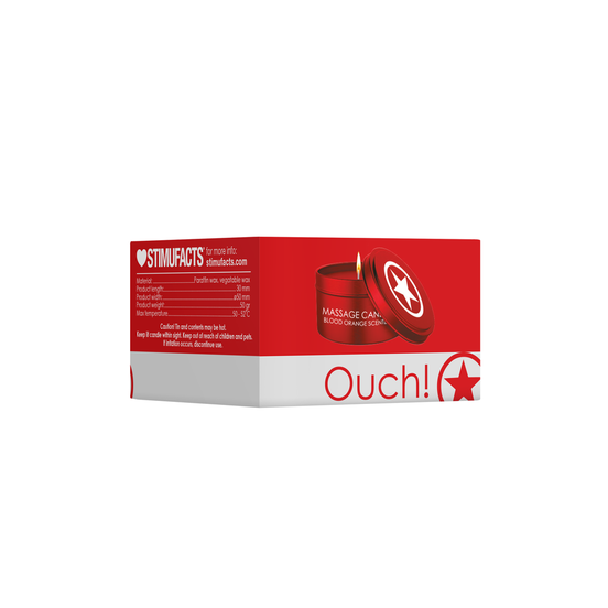 Ouch! by Shots Massage Candle Sinful Red | Luxurious ambiance &amp; skincare