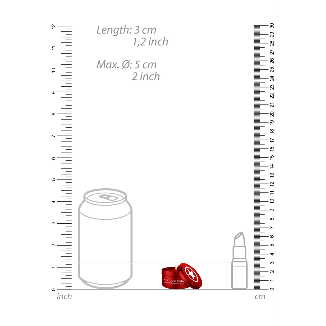 Ouch! by Shots Massage Candle Sinful Red | Luxurious ambiance &amp; skincare