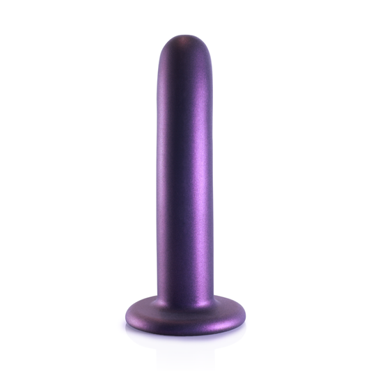 G-Punkt-Dildo aus glattem Silikon – 6'' / 14,5 cm – Metallic-Lila | Autsch! von Shots 