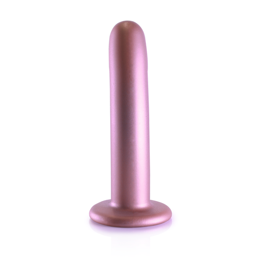 G-Punkt-Dildo aus glattem Silikon – 6'' / 14,5 cm – Roségold | Autsch! von Shots