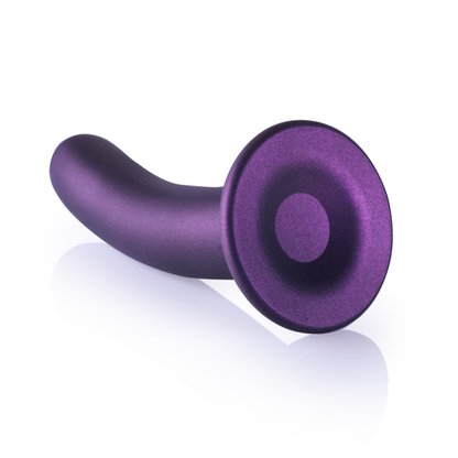 G-Punkt-Dildo aus glattem Silikon – 7'' / 17 cm – Metallic-Lila | Autsch! von Shots