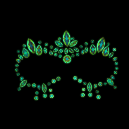 Körperschmuck Aufkleber - Gesicht