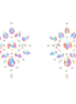 Ouch by Shots tepelstickers glow in the dark set met sierlijke patronen voor sensuele body decoration
