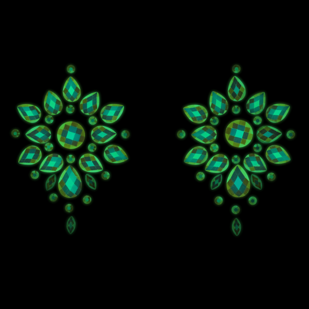 Ouch! by Shots Body Jewelry Tepelstickers Glow in the Dark