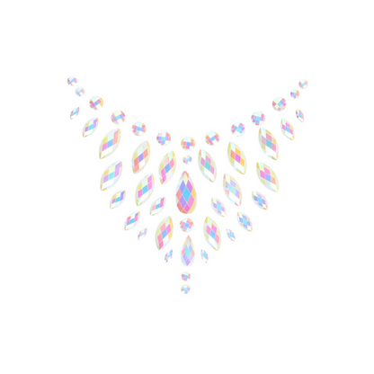 Körperschmuck-Aufkleber - Brust